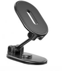Suport auto pentru telefon cu 8 magneti multifunctional universal cu unghi reglabil si rotire 360 din Zinc Negru 
