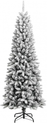 vidaXL Brad de Craciun artificial cu zapada pufoasa 240 cm PVC and PE 