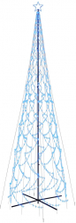 vidaXL Brad de Craciun conic 3000 LED-uri albastru 230x800 cm 