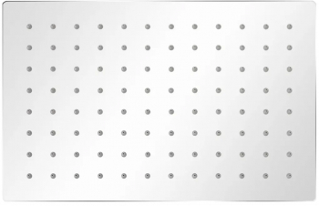 vidaXL Cap de dus dreptunghiular tip ploaie otel inoxidabil 20x30 cm 
