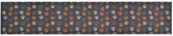 vidaXL Covor de bucatarie lavabil Paws 60x300 cm catifea 