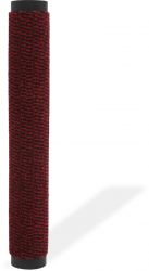 vidaXL Covor de usa anti-praf rosu 90x150 cm dreptunghiular 