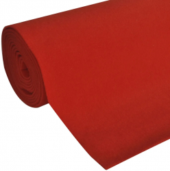 vidaXL Covor rosu 1 x 10 m extra greu 400 g/m2 
