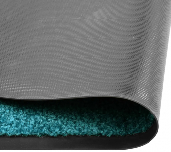 vidaXL Covoras de usa lavabil cyan 120 x 180 cm 