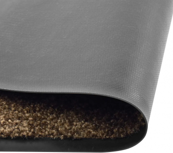 vidaXL Covoras de usa lavabil maro 90 x 120 cm 
