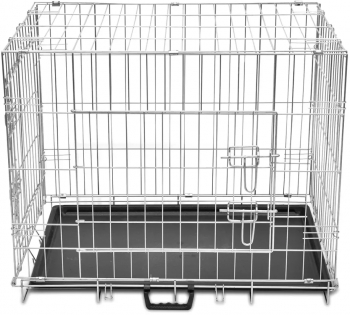 vidaXL Cusca pentru caini pliabila metal L 