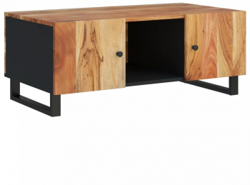 vidaXL Masuta de cafea 100x54x40 cm lemn masiv acacia/lemn prelucrat 