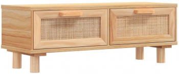 vidaXL Masuta de cafea maro 80x40x30cm lemn prelucrat and lemn masiv pin 