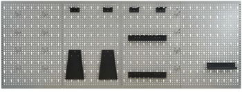 vidaXL Panouri pentru scule de perete 4 buc. 40 x 58 cm otel