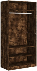 vidaXL Sifonier stejar afumat 100x50x200 cm lemn prelucrat 