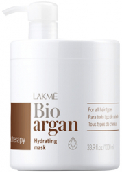 Masca cu ulei de argan 100 organic Lakme K.Therapy Bio Argan 1000ml 