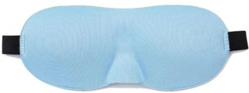 Masca de dormit Zola® cu caneluri 3D pentru ochi si nas negru cu albastru 