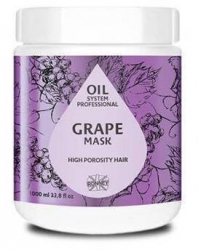 Masca pentru par foarte poros Oil System High Porosity Grape 1000 ml Ronney Professional 