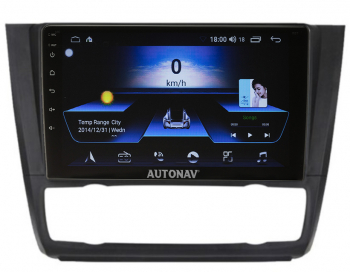 Navigatie AUTONAV ECO Android GPS Dedicata BMW Seria 1 E81-88 Clima Auto Model Classic Memorie 16GB Stocare 1GB DDR3 RAM Display 9 