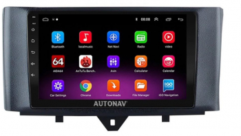 Navigatie AUTONAV Android GPS Dedicata Smart Fortwo 2010-2014 Model Classic Memorie 64GB Stocare 4GB DDR3 RAM Display 9 