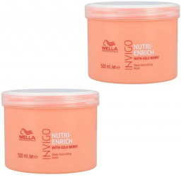 Pachet 2 x Masca Intens Nutritiva - Wella Professionals Invigo Nutri Enrich Deep Nourishing Mask 500ml 