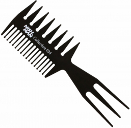Pieptene pentru aranjat parul Nish man negru 034 