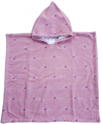 Prosop de baie pentru copii Poncho Model Love 65 x 65cm 