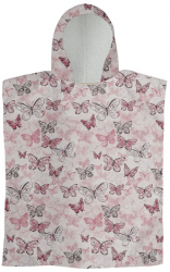 Prosop de baie Poncho Model Fluturasi 65 x 65cm 