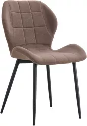 Scaun dining maro negru Makena 50x57x84 cm 