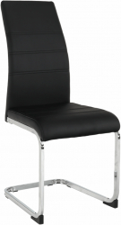 Scaun dining negru crom Vatena 42x56x99 cm 
