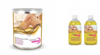 Set Epilare Alveola Pasta de zahar Normala 1000 g si 2 x Ulei dupa epilare Musetel 300 ml 