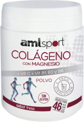 Supliment alimentar pentru sanatatea articulatiilor oaselor pielii si musculaturii Amlsport Colageno Con Magnesio + Vit.C + Vit.B1.B2.B6 