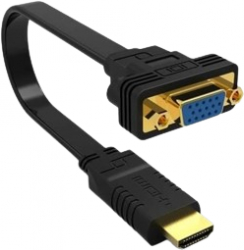 Cablu adaptor HDMI la VGA 15cm Well 