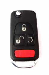 Carcasa cheie briceag pentru Mercedes Benz 3+1 buton cu lamela HU 64 