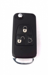 Carcasa cheie briceag pentru Mercedes Benz 3 butoane cu lamela HU 64 