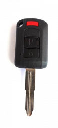 Carcasa cheie pentru Mitsubishi 2+1 buton de panica 