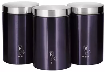 Set 3 recipiente Purple Eclipse Berlinger Haus BH 6827 