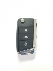 Carcasa cheie briceag pentru Skoda 3 but cu lamela HU 66 