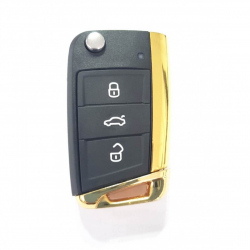 Carcasa cheie briceag pentru Skoda 3 but cu lamela HU 66 