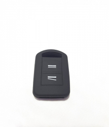 Husa silicon carcasa cheie pentru Opel Corsa 2 butoane negru 