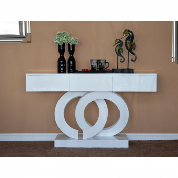 Consola Oscar 140x81x40 cm FA03 Nuanta Alb