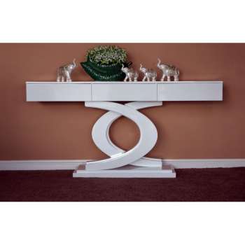 Consola Oscar 160x80x40 cm Nuanta Alb 1406