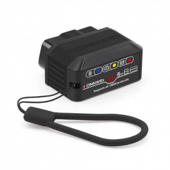 Diagnoza Auto OBD2 KONNWEI KW905 Bluetooth 5.0 Buton ON-OFF Compatibil Android IOS ELM 327 OBDII Negru 