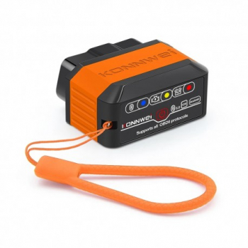 Diagnoza Auto OBD2 KONNWEI KW905 Bluetooth 5.0 Buton ON-OFF Compatibil Android IOS ELM 327 OBDII Orange 
