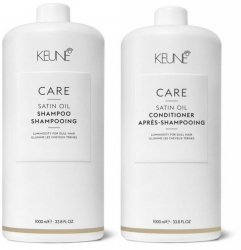 Kit Keune Care Satin Oil 1000 ml - Sampon si Balsam