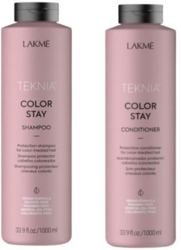 Kit pentru par vopsit Lakme Color Stay Sampon 1000 ml Balsam 1000 ml 