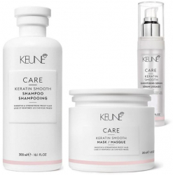 Pachet Keune Keratin Smooth - Sampon Masca si Ser