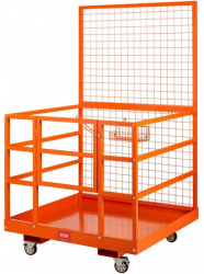 Platforma de ridicat pentru stivuitor Vevor max 635 kg 4 roti Otel 
