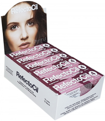 Set vopsea sprancene si gene castaniu set 12 buc Refectocil 