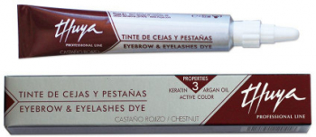 Vopsea pentru gene si sprancene castaniu 14 ml Thuya Professional Chestnut 