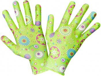 Manusi Gradina Motiv Floral EvoTools verde marimea 9