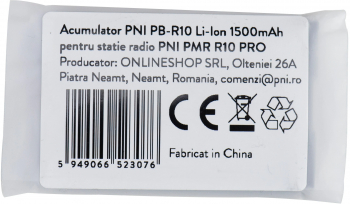 Acumulator PNI PB-R10 Li-Ion 1500 mAh pentru Statie PNI R10 