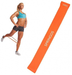 Banda elastica Power Band Springos cu intensitate mica 5-10 kg 