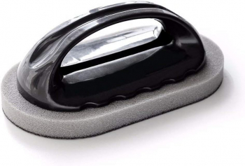 Burete de vase cu maner ergonomic Zola® plastic 14x8x1.2 cm negru 