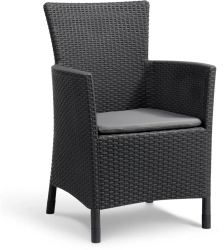 Keter Set mobilier de exterior Iowa 3 piese grafit 223929 